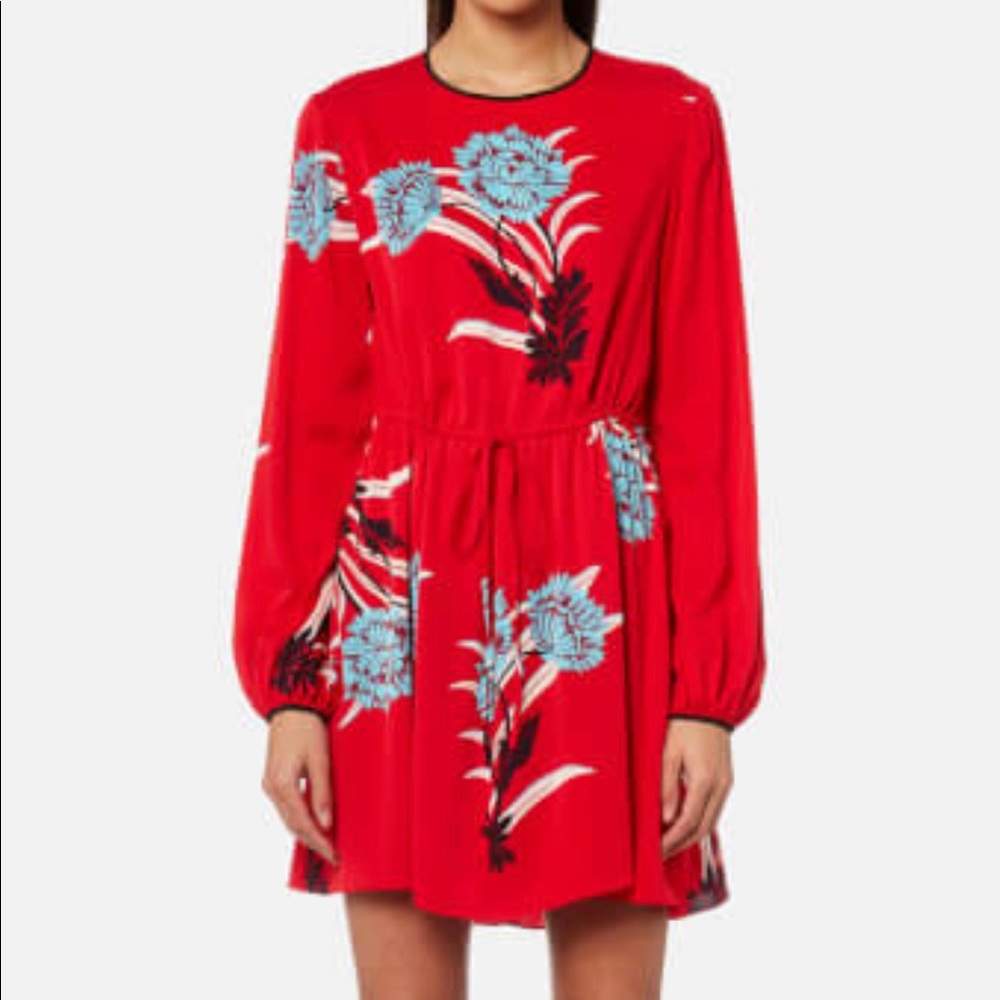 Diane von Furstenberg floral crewneck mini